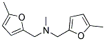 N-METHYLBIS(5-METHYLFURFURYL)AMINE Struktur