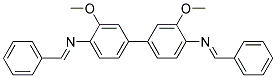 N,N'-DIBENZYLIDENE-3,3'-DIMETHOXYBENZIDINE Struktur