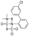 O-(M-CHLOROPHENYL)4,4-DIMETHYL-2-PHENYL-1,3-DITHIOALLOPHANATE Struktur