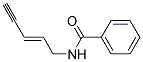 TRANS-N-(2-PENTEN-4-YNYL)BENZAMIDE Struktur