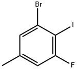 3-Bromo-5-fluoro-4-iodotoluene Struktur