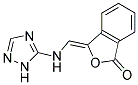 (Z)-3-((1H-1,2,4-Triazol-5-ylamino)methylene)isobenzofuran-1(3H)-one Struktur