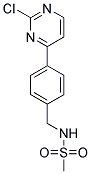 N-[4-(2-Chloro-pyrimidin-4-yl)-benzyl]-methanesulfonamide Struktur