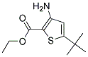 ethyl 3-amino-5-tert-butylthiophene-2-carboxylate Struktur