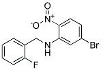 (5-Bromo-2-nitro-phenyl)-(2-fluoro-benzyl)-amine Struktur