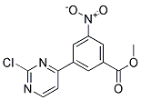 3-(2-Chloro-pyrimidin-4-yl)-5-nitro-benzoic acid methyl ester Struktur