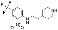 (2-Nitro-4-trifluoromethyl-phenyl)-(2-piperidin-4-yl-ethyl)-amine Struktur