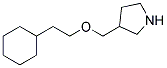 3-[(2-cyclohexylethoxy)methyl]pyrrolidine Struktur