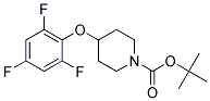 4-(2,4,6-Trifluoro-phenoxy)-piperidine-1-carboxylic acid tert-butyl ester Struktur