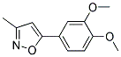 5-(3,4-dimethoxyphenyl)-3-methylisoxazole Struktur