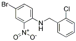 (4-Bromo-2-nitro-phenyl)-(2-chloro-benzyl)-amine Struktur