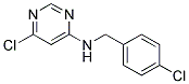 (4-Chloro-benzyl)-(6-chloro-pyrimidin-4-yl)-amine Struktur