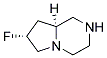 (7R,8aS)-7-fluorooctahydropyrrolo[1,2-a]pyrazine Struktur