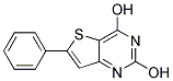 6-phenylthieno[3,2-d]pyrimidine-2,4-diol Struktur