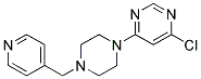 4-Chloro-6-(4-pyridin-4-ylmethyl-piperazin-1-yl)-pyrimidine Struktur