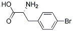 (2R)-2-amino-3-(4-bromophenyl)propanoic acid Struktur