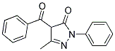 4-BENZOYL-3-METHYL-1-PHENYL-2-PYRAZOLINE-5-ONE Struktur