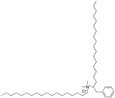 BENZYLDIMETHYL DISTEARYLAMMONIUM CHLORIDE Struktur