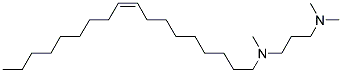 N,N,N'-Trimethyl-N-oleyl-1,3-diaminopropane Struktur