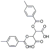 L-(-)-Tartaric acid-O,O'-di-4-toluoyl ester Struktur