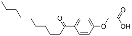 (P-DECANOYLPHENOXY)ACETICACID Struktur