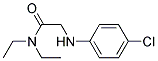 2-(P-CHLOROANILINO)-N,N-DIETHYLACETAMIDE Struktur