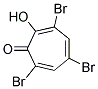 3,5,7-TRIBROMO-2-HYDROXY-2,4,6-CYCLOHEPTATRIEN-1-ONE Struktur