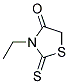 3-ETHYL-2-THIOXO-4-THIAZOLIDONE Struktur