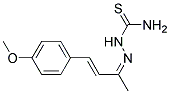 4-(P-METHOXYPHENYL)-3-BUTEN-2-ONETHIOSEMICARBAZONE Struktur