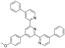 4'-(P-METHOXYPHENYL)-4,4''-DIPHENYL-2,2':6',2''-TERPYRIDINE Struktur