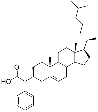 5-CHOLESTEN-3B-YLPHENYLACETATE Struktur