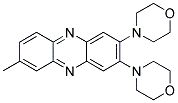 7-METHYL-2,3-DIMORPHOLINOPHENAZINE Struktur