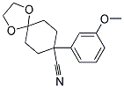 8-(M-METHOXYPHENYL)-1,4-DIOXASPIRO(4.5)DECANE-8-CARBONITRILE Struktur