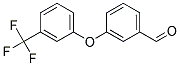 M-(M-(TRIFLUOROMETHYL)PHENOXY)BENZALDEHYDE Struktur