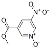 METHYL5-NITRO-3-PYRIDINECARBOXYLATE1-OXIDE Struktur