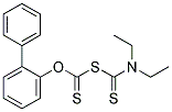 O-(2-BIPHENYLYL)S-(N,N-DIETHYLTHIOCARBAMOYL)DITHIOCARBONATE Struktur