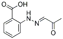 O-(2-ACETONYLIDENEHYDRAZINO)BENZOICACID Struktur