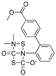 O-(P-(METHOXYCARBONYL)PHENYL)4,4-DIMETHYL-2-PHENYL-1,3-DITHIOALLOPHANATE Struktur