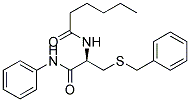 S-BENZYL-N-HEXANOYL-L-CYSTEINEANILIDE Struktur