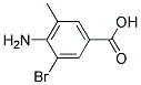 4-Amino-3-bromo-5-methylbenzoicacid Struktur