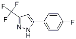 5-(4-Fluoro-phenyl)-3-trifluoromethyl-1H-pyrazole Struktur