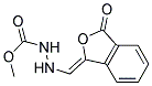 (Z)-Methyl 2-((3-oxoisobenzofuran-1(3H)-ylidene)methyl)hydrazinecarboxylate Struktur