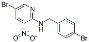 (4-Bromo-benzyl)-(5-bromo-3-nitro-pyridin-2-yl)-amine Struktur