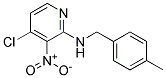 (4-Chloro-3-nitro-pyridin-2-yl)-(4-methyl-benzyl)-amine Struktur