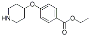 4-(Piperidin-4-yloxy)-benzoic acid ethyl ester Struktur