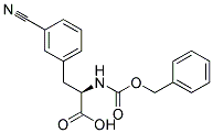 (2R)-2-{[(benzyloxy)carbonyl]amino}-3-(3-cyanophenyl)propanoic acid Struktur