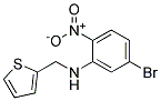 (5-Bromo-2-nitro-phenyl)-thiophen-2-ylmethyl-amine Struktur