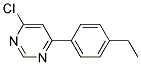 4-Chloro-6-(4-ethyl-phenyl)-pyrimidine Struktur