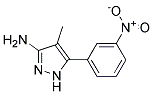 4-methyl-5-(3-nitrophenyl)-1H-pyrazol-3-amine Struktur