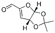 (3aR,6aR)-2,2-dimethyl-3a,6a-dihydrofuro[2,3-d][1,3]dioxole-5-carbaldehyde Struktur